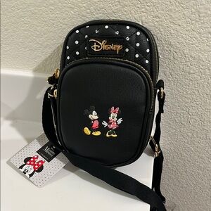 Disney Black Polka Dot Crossbody Bag